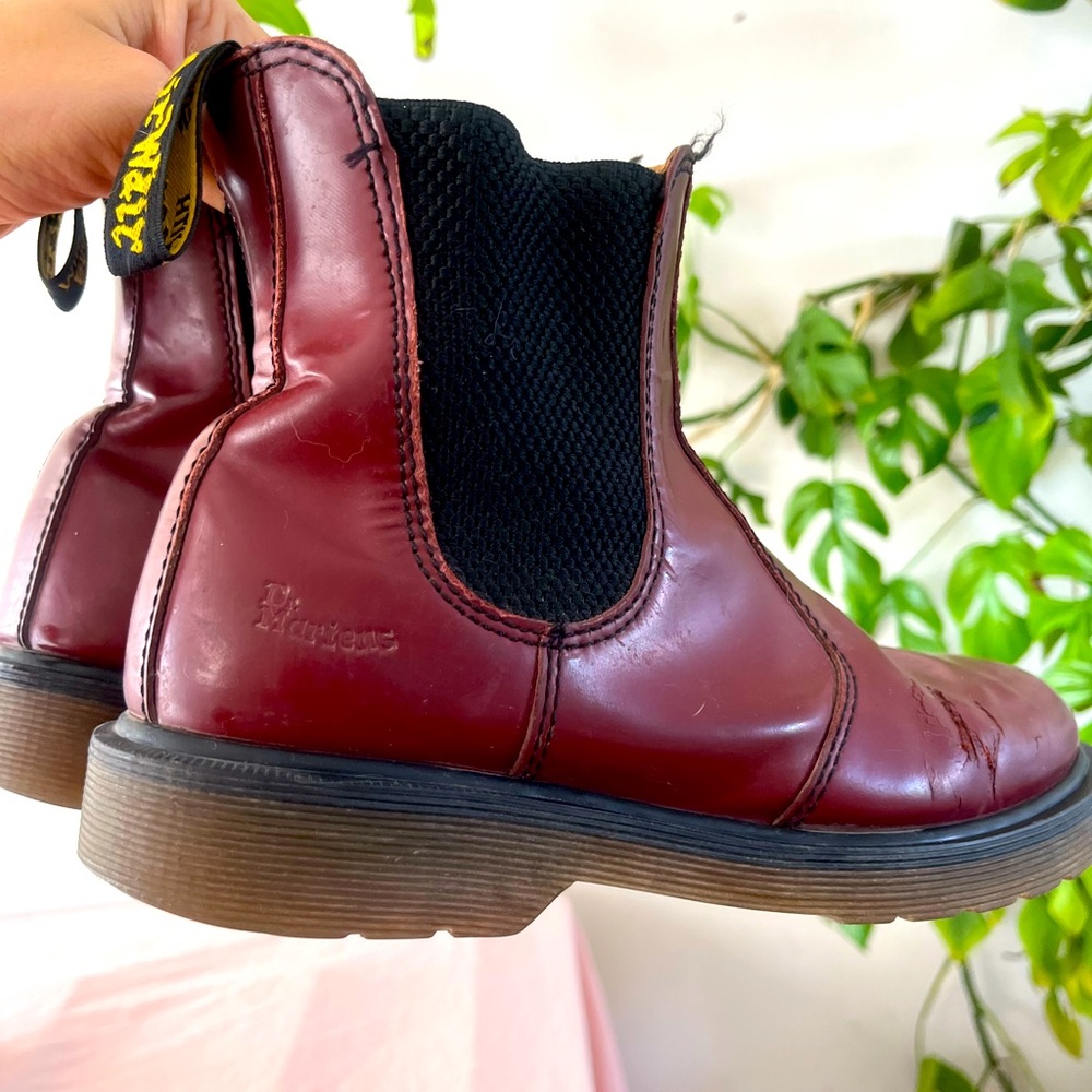 Dr. Martens Burgundy Chelsea Boots